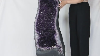 Amethyst Crystal Cave | Huge 91cm Free Standing Cathedral (A Grade)
