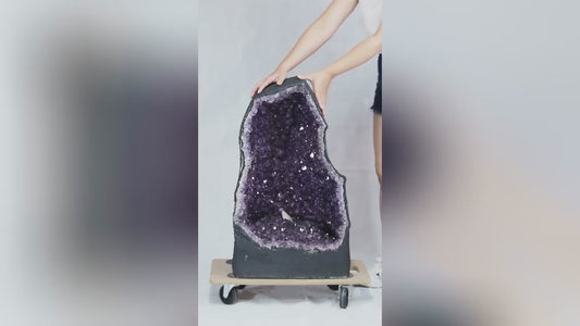 Amethyst Cave Crystal | Large 71cm Gemstone Cave (A Grade)