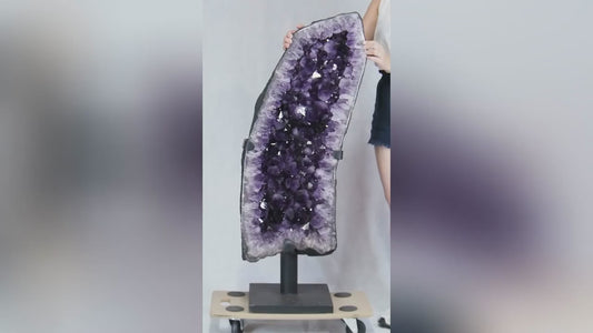 Amethyst Big 83kg Cave with Display Stand